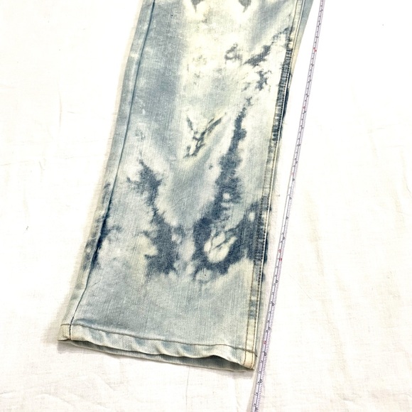 Upcycled Ocean Galaxy Jeans Size 32 x 30 8 10 12 - Picture 9 of 14